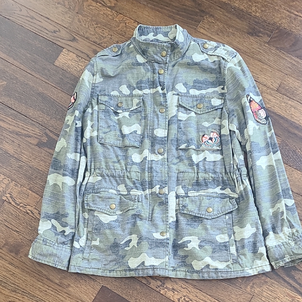 Early 2000s Gap Demin Camouflage Jacket